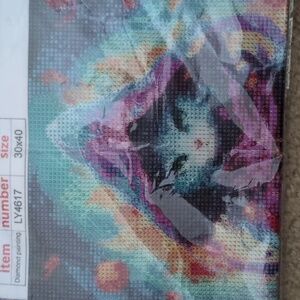 Halloween cat diamond painting